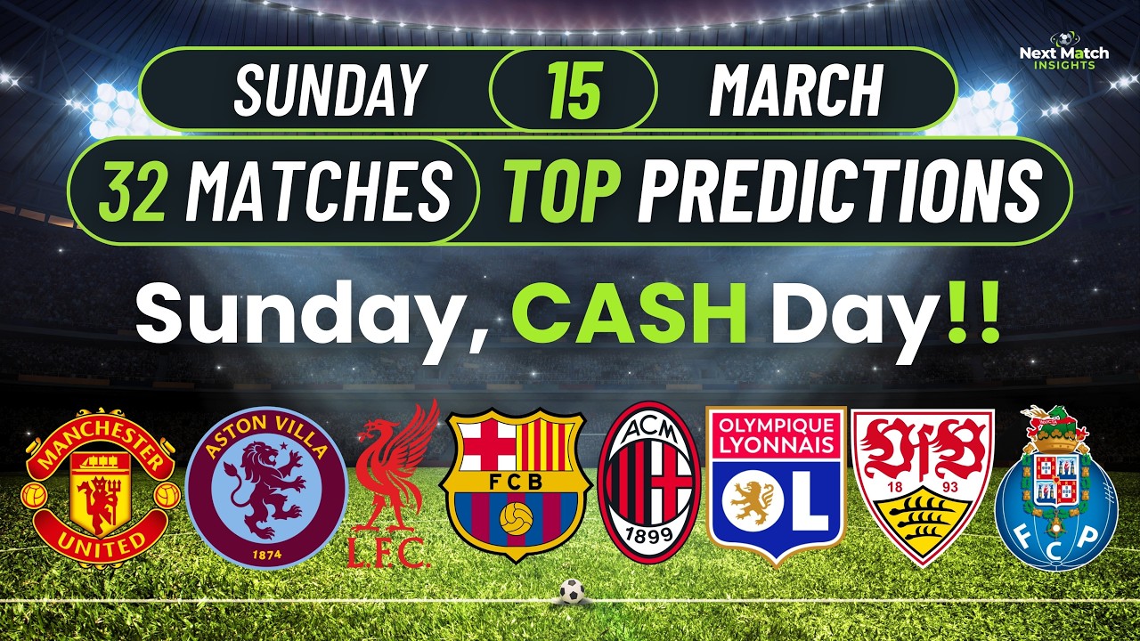 Today's Matches Predictions ⚽| Barcelona, Man United, Liverpool, Spurs & Milan | Cash Day! 💰🔥