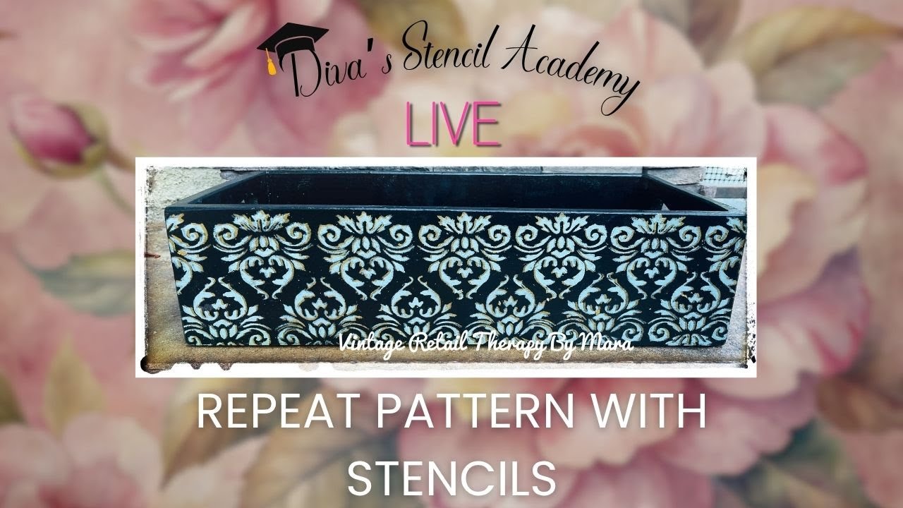 Diva's Stencil Academy Ep.12 - Repeat patterns