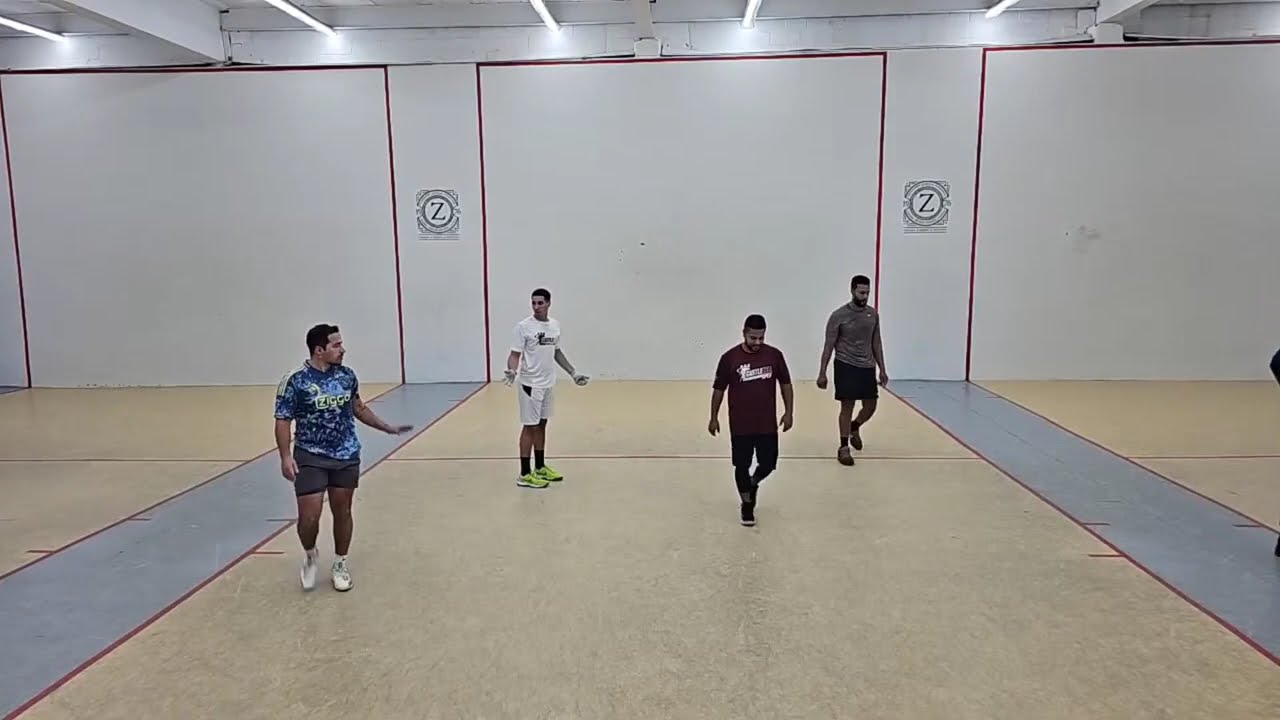Zerega - Manny & Carlin vs Julio & Paul - Pro Doubles Handball Filmed By Shena - 12.23.2025