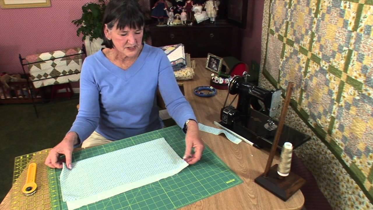 Cutting the Selvage Edge and Re-true Fabric