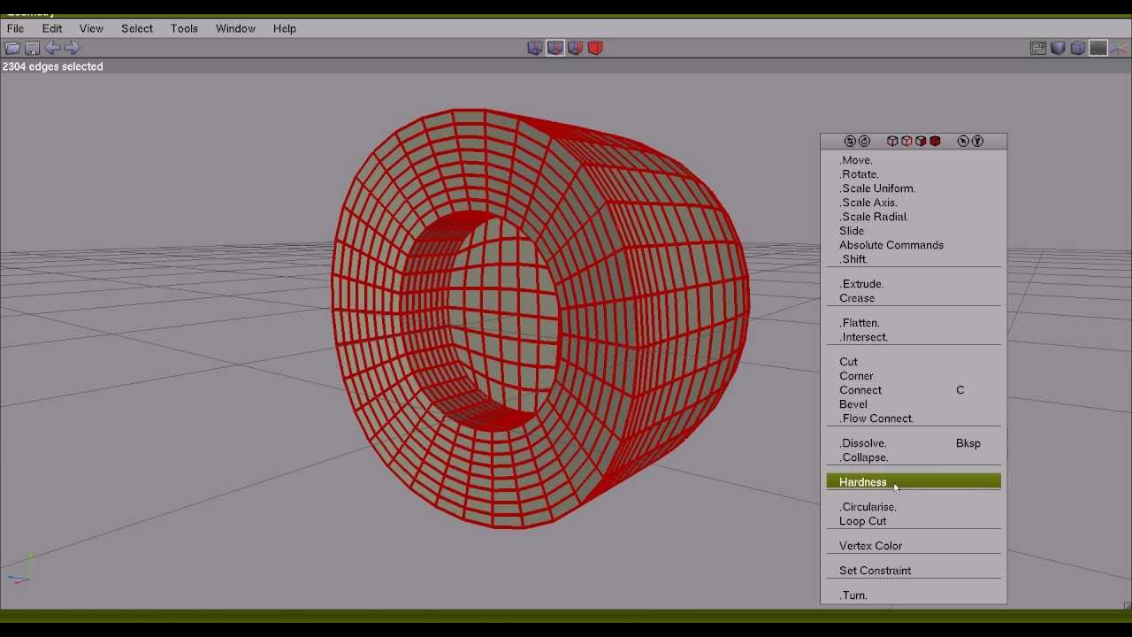 003 Wings3D: Subdivision (3)