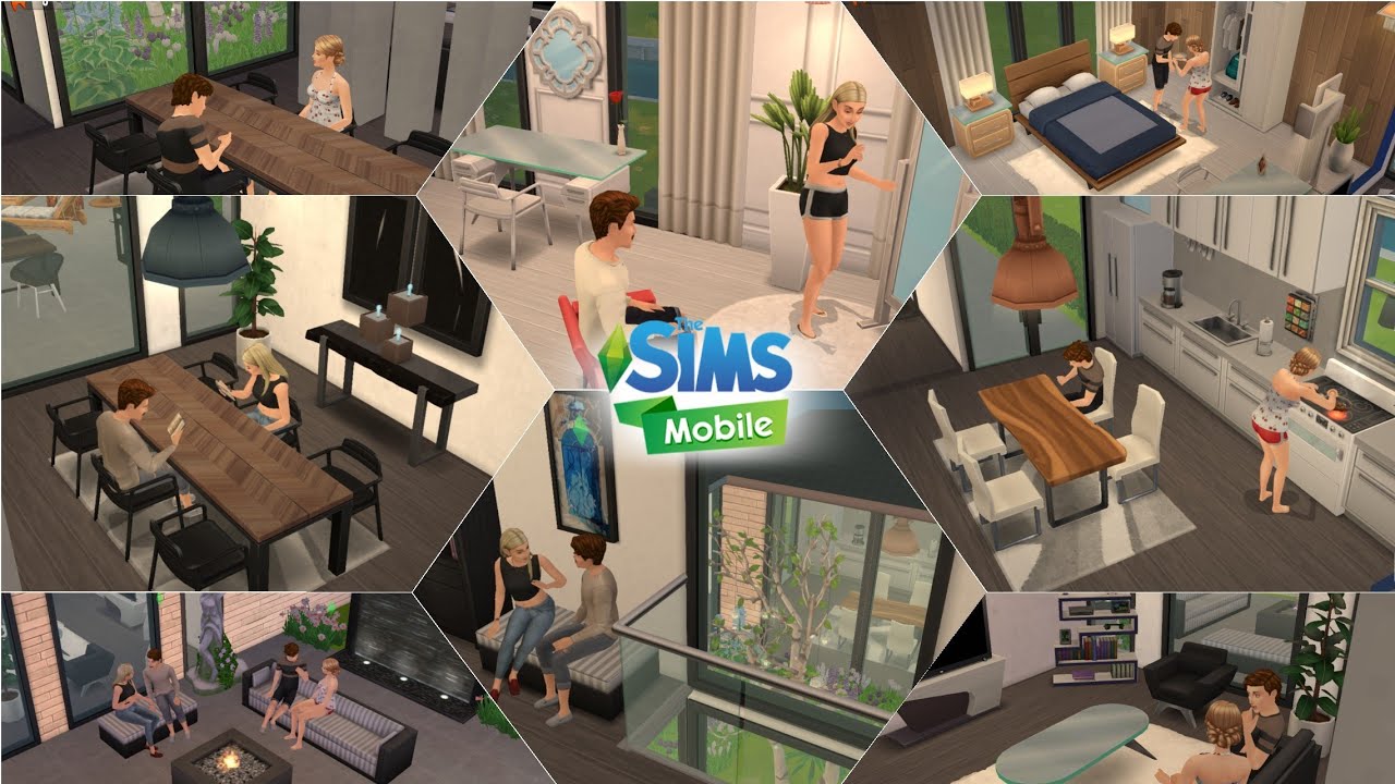 The Sims Mobile House Build Ideas | My 1st Multi Storey House🏗️