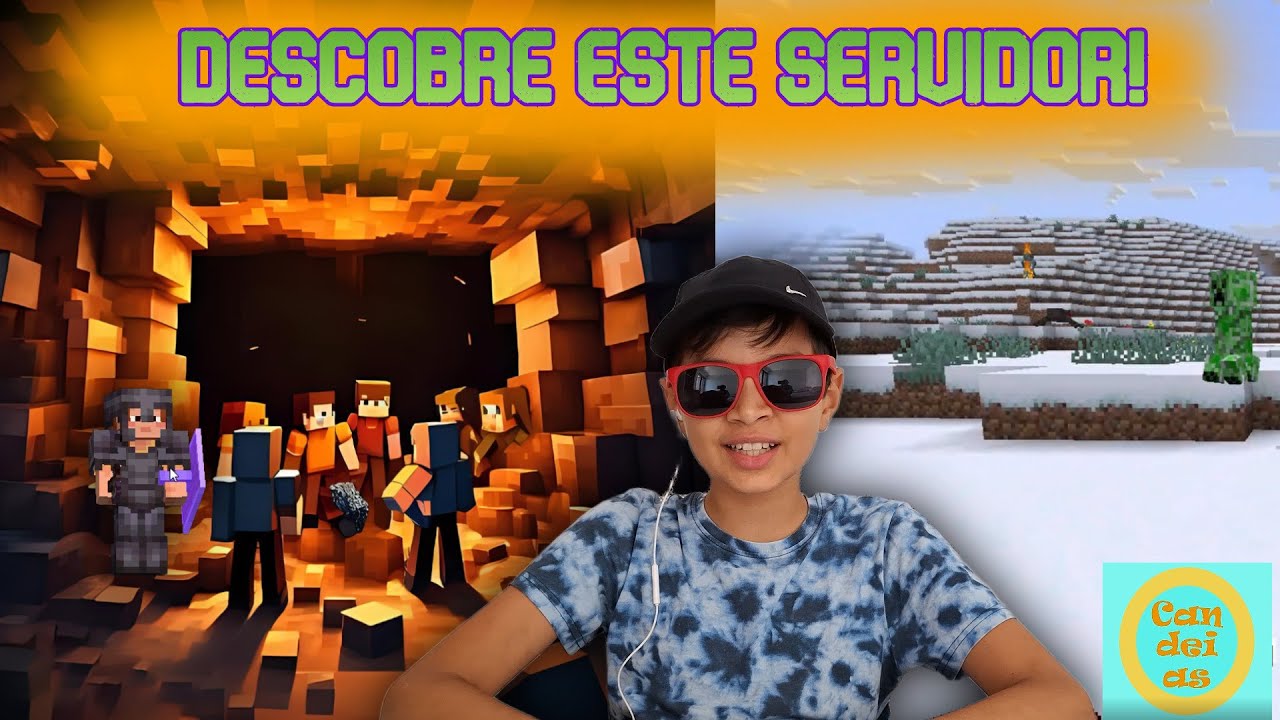 Diversão no novo Servidor do Minecraft com amigos!