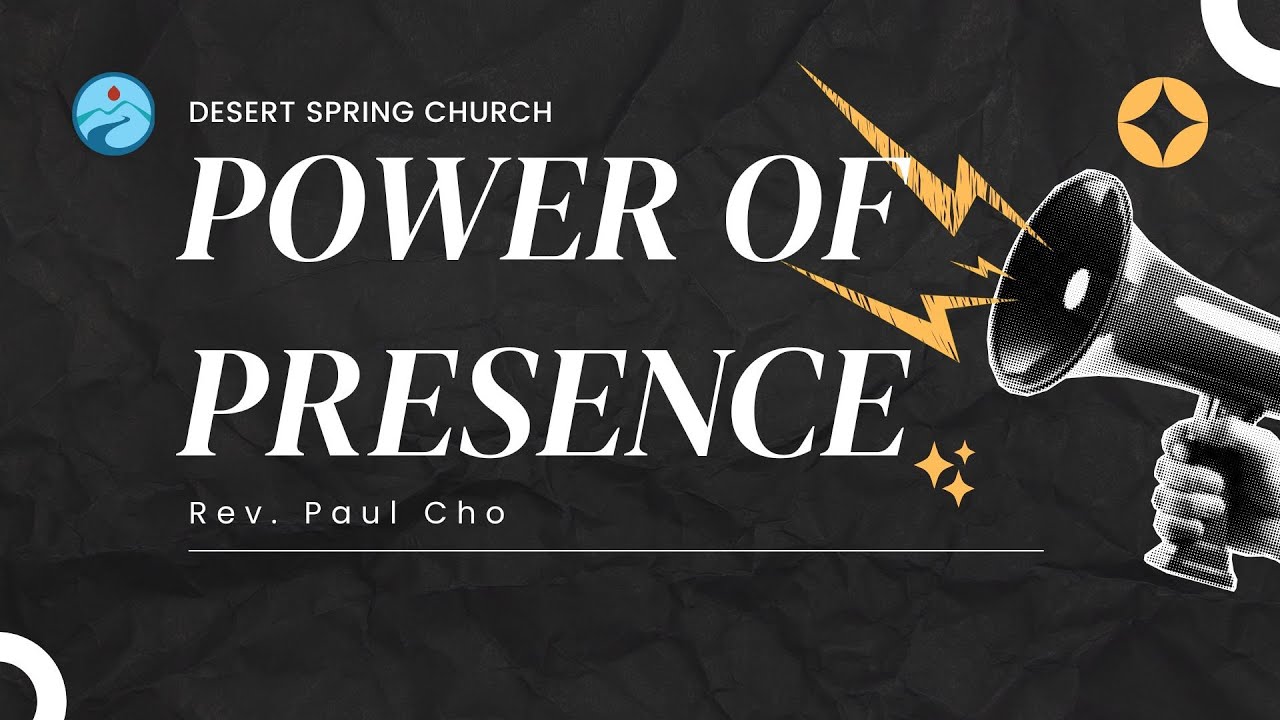 11:00 am Contemporary Worship | “Power of Presence” | Desert Spring UMC – Jan. 11, 2026