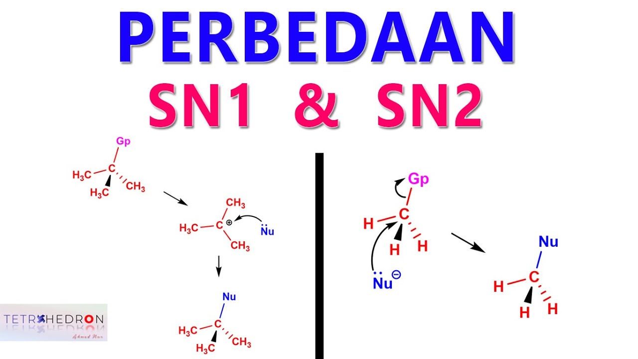 Perbedaan Reaksi Substitusi SN1 dan SN2