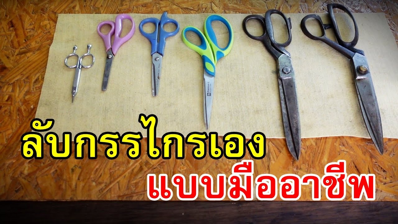 ลับกรรไกรง่ายๆคมกริบด้วยตัวคุณเอง #สวนผักหลังบ้าน