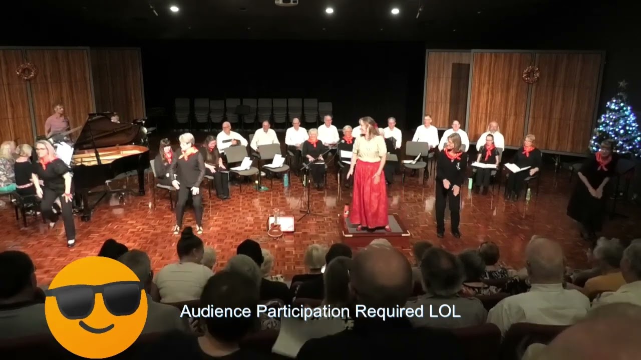 The Hills Choir Snippets having fun at our 2021 Concert