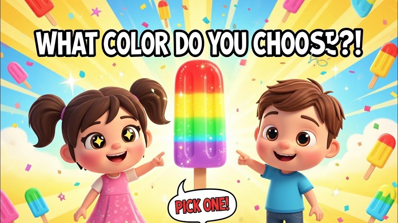 What Color Do You Choose? 🍦🌈 | Ice Cream Truck Colors Song for Kids