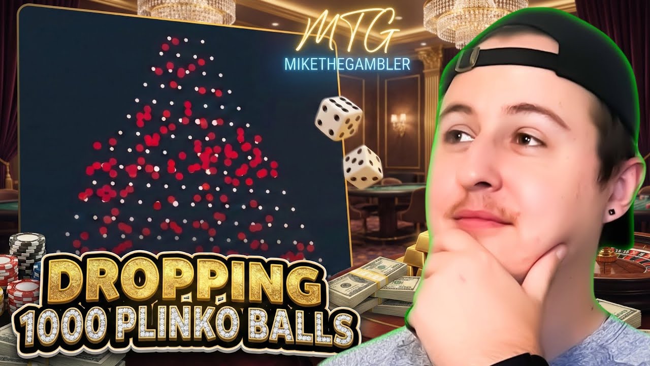 DROPPING 1,000 Plinko Balls for a 1,000× Multiplier… Insane Outcome