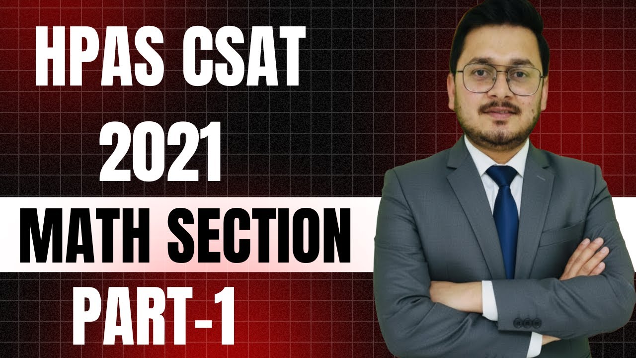 HPAS CSAT 2021 MATH SECTION (PART-1)#hpas #csat #sscmaths #bankexam #ssccgl #bankpo