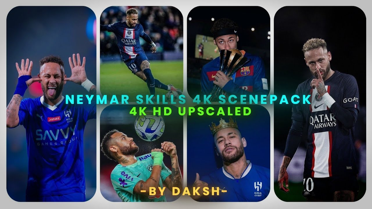 ⚽ Neymar Jr. Skills 4K Scene Pack ⚽