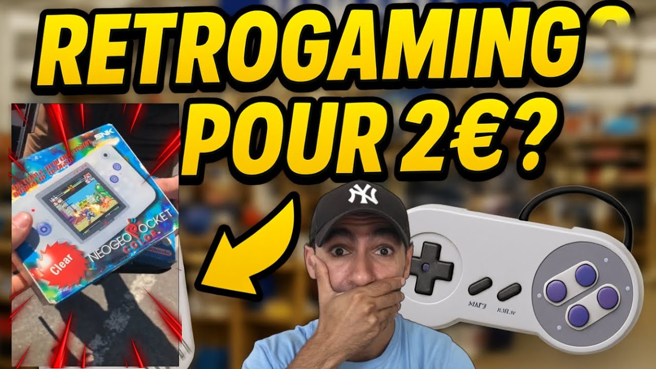 Voici ce que j'ai loupé chez EMMAUS [ Retrogaming / Jeux video / Brocante / Vide grenier ] !