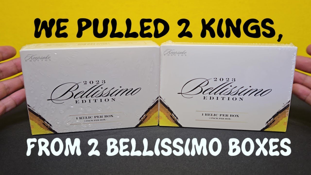 WE PULLED 2 KINGS, OUT OF 2 KEEPSAKE BELLISSIMO EDITION BOXES. SuperBreakSports.com Super Products
