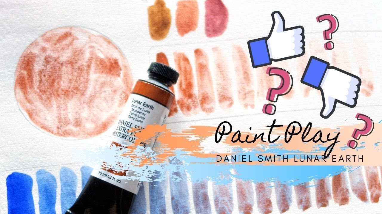 🎨Paint Play- 🌔Daniel Smith Lunar Earth🌔- Too Much Of A Good Thing?? 🎨