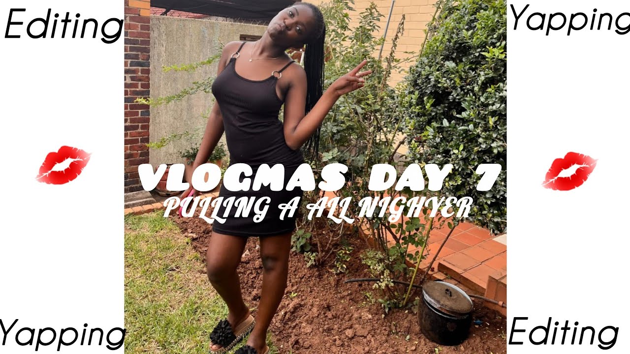 Chaotic Non-Edited vlog.Pulling an All nighter[Vlogmas Day 7]
