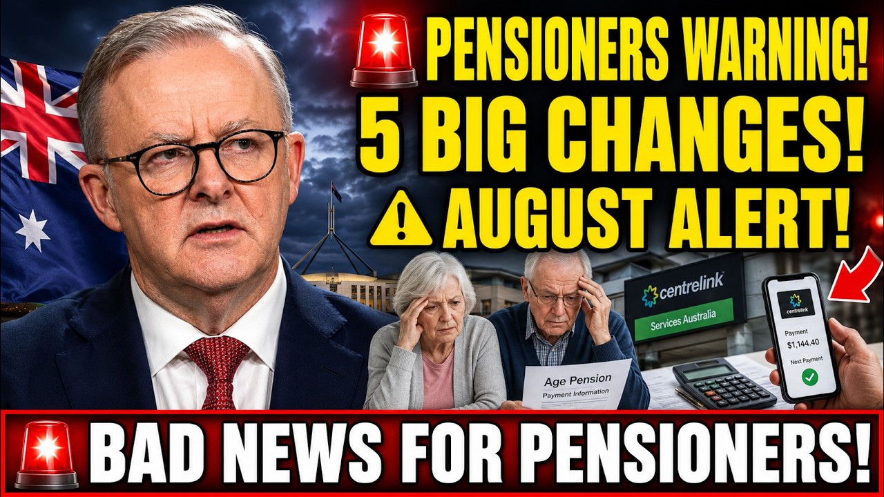 🚨 URGENT: BAD NEWS for Australian Pensioners This August &mdash; What Pensioners NEED to Know!