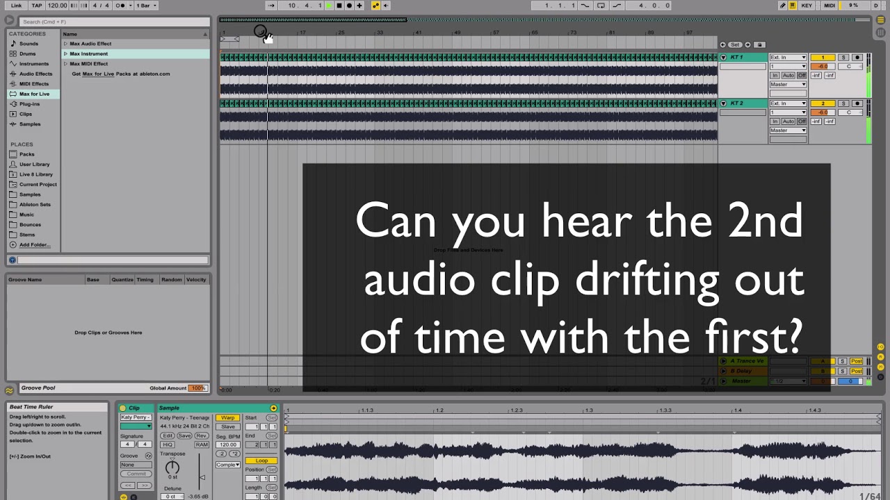 Ableton Live Tutorial - Steve Reich's Phase Technique in Ableton Live