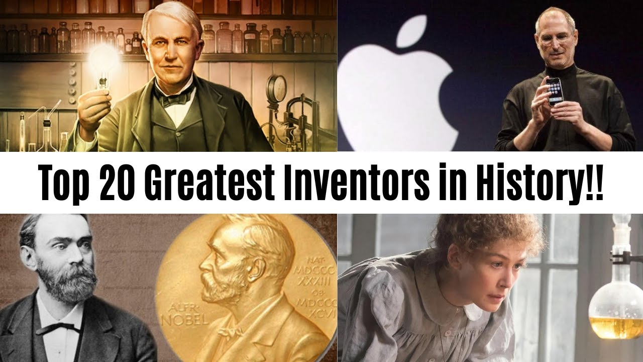 Top 20 Greatest Inventors of All Time!!!