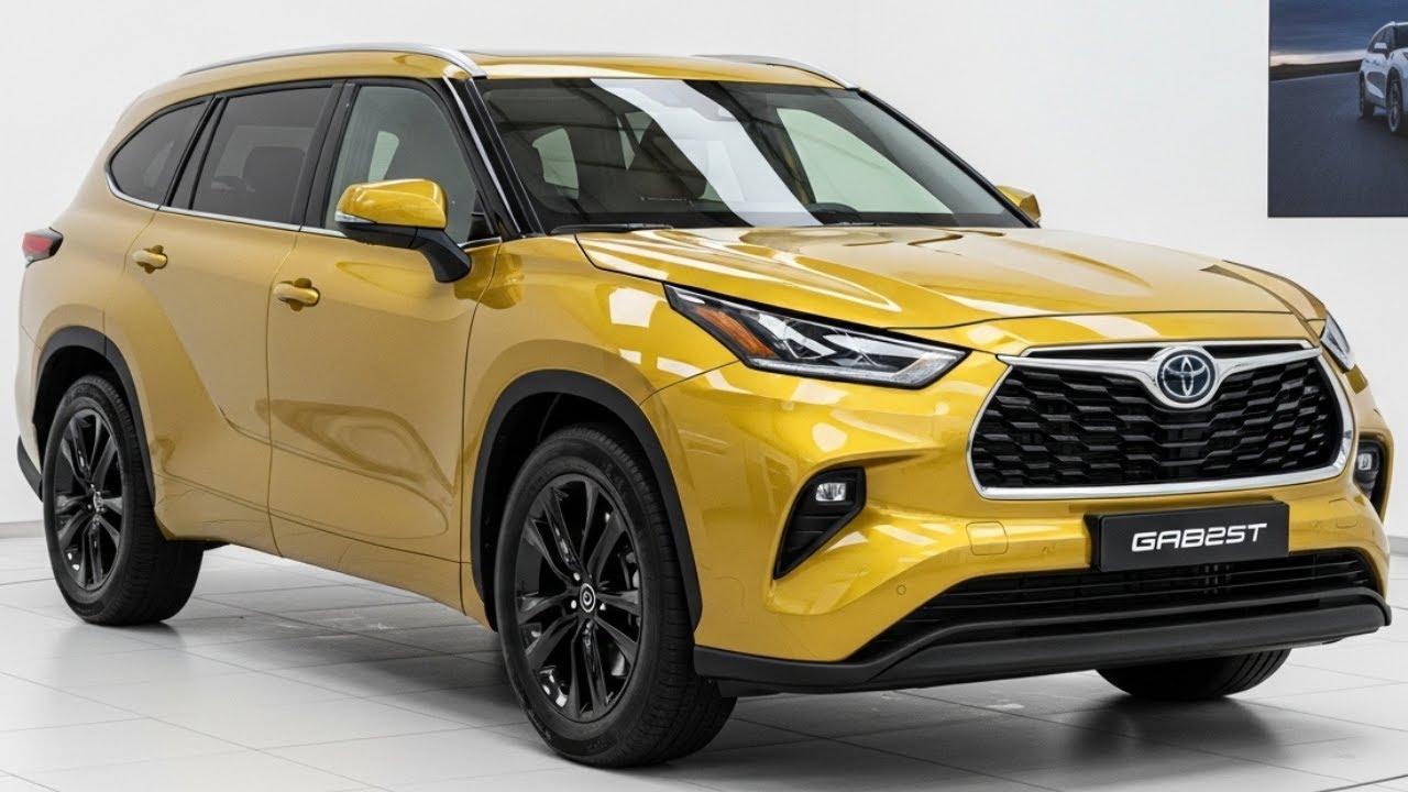 Обзор Toyota Highlander 2026 года — гибридный внедорожник нового поколения с турбонаддувом, роско...