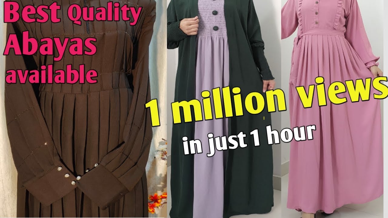 Best Quality Abayas available at Modest Garments Hub|Best designs of 2022