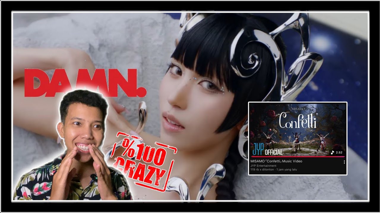 MISAMO 「Confetti」 Music Video || REACTION || Konsepnya Gila!!!