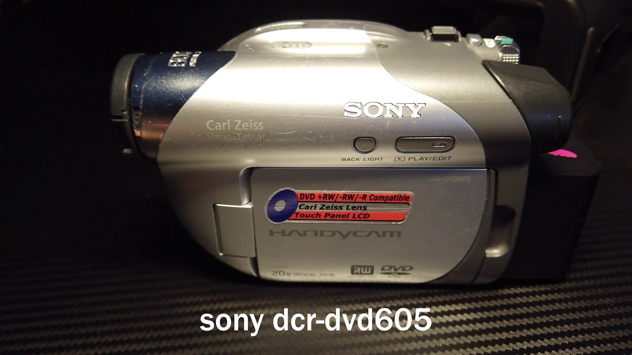 using a sony handycam from 2006 I sony dcr dvd605