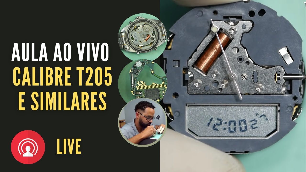 Live Manutenção geral Technos T205/T200