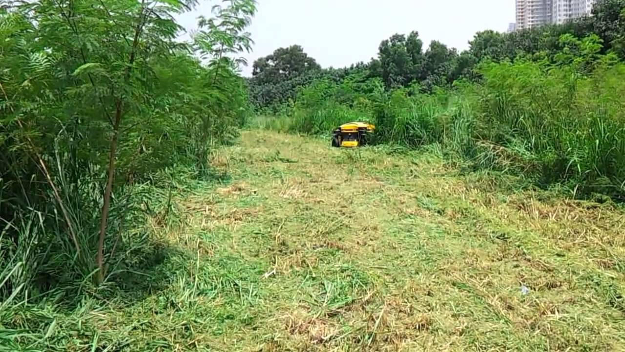 遙控割草機輕鬆處理大量雜草 Spider ILD02 Slope Mower