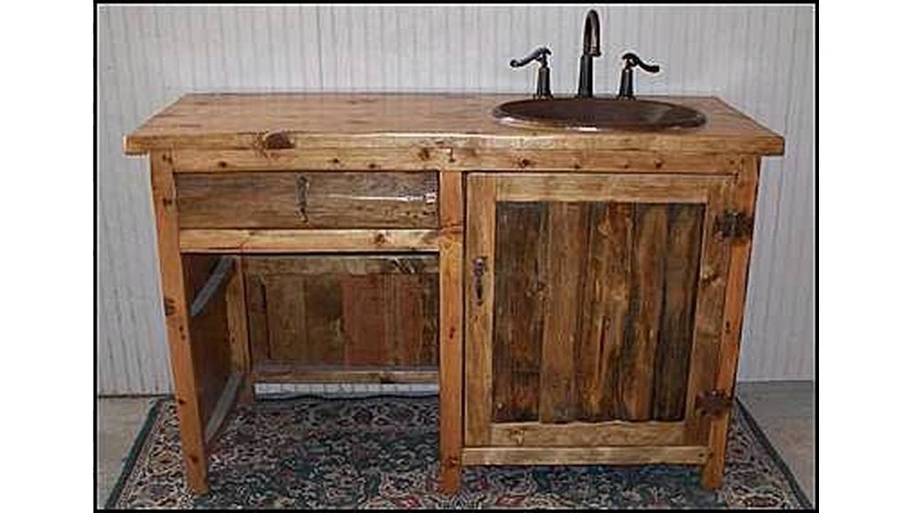 Rustikale badezimmer eitelkeit