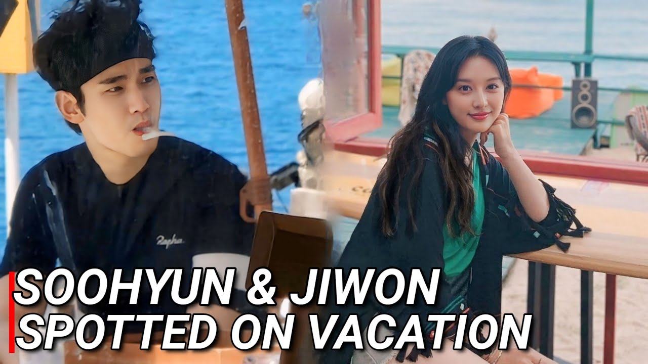 김수현 김지원 Kim Soo Hyun & Kim Ji Won On Vacation Before Their Fanmeeting Tour 2024|