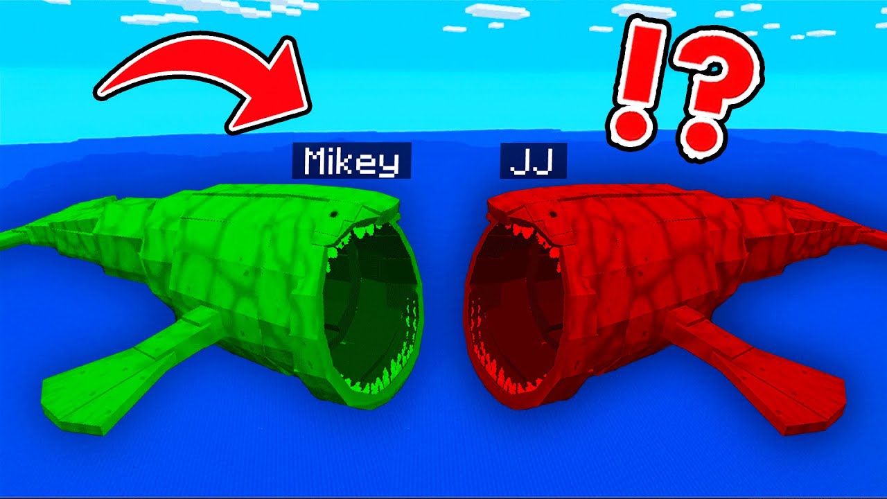 JJ and Mikey Become BLOOP in Minecraft - Maizen?!