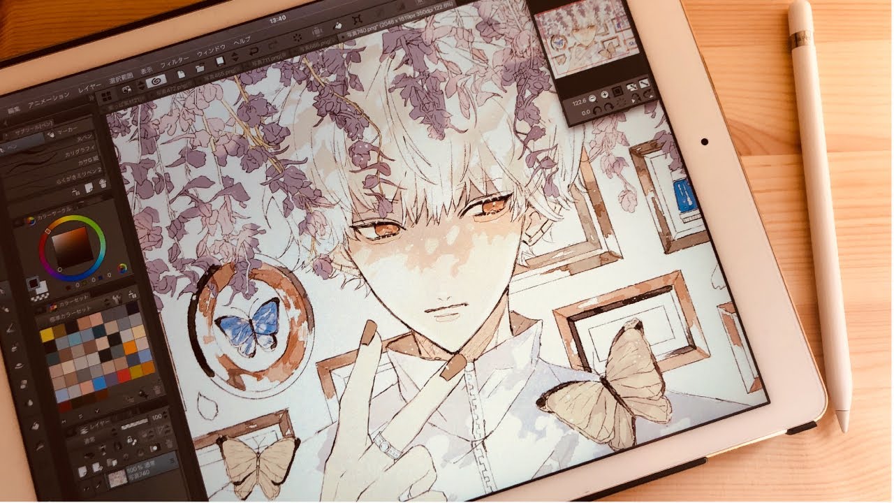 男の子イラストメイキング[クリップスタジオ]