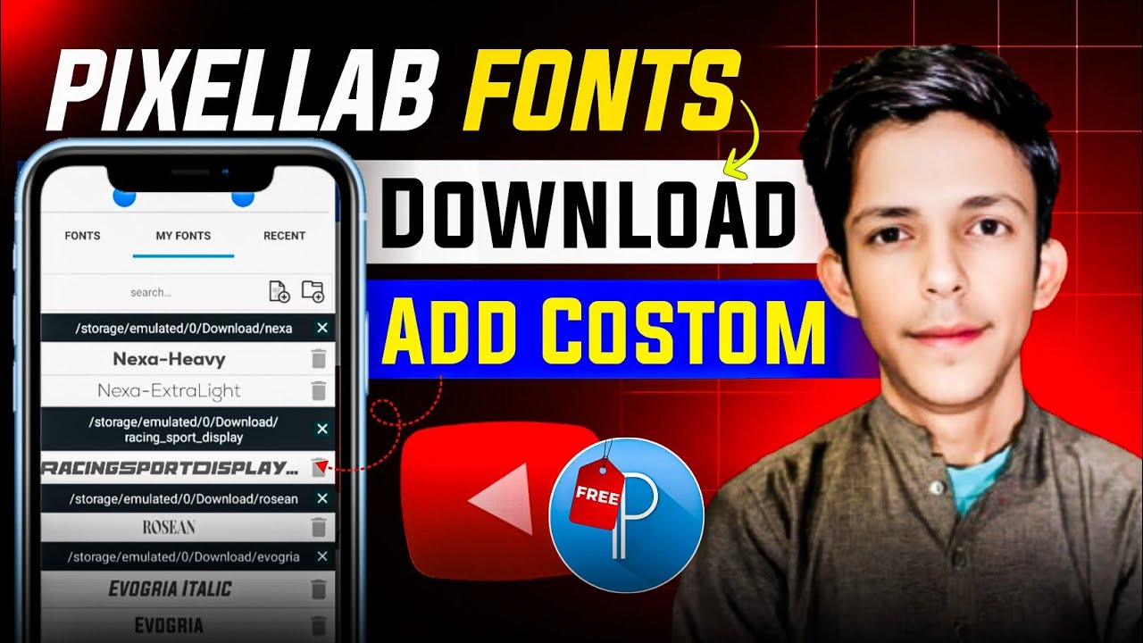 PixelLab Me Font Kaise Download kare / How To add Font in PixelLab 