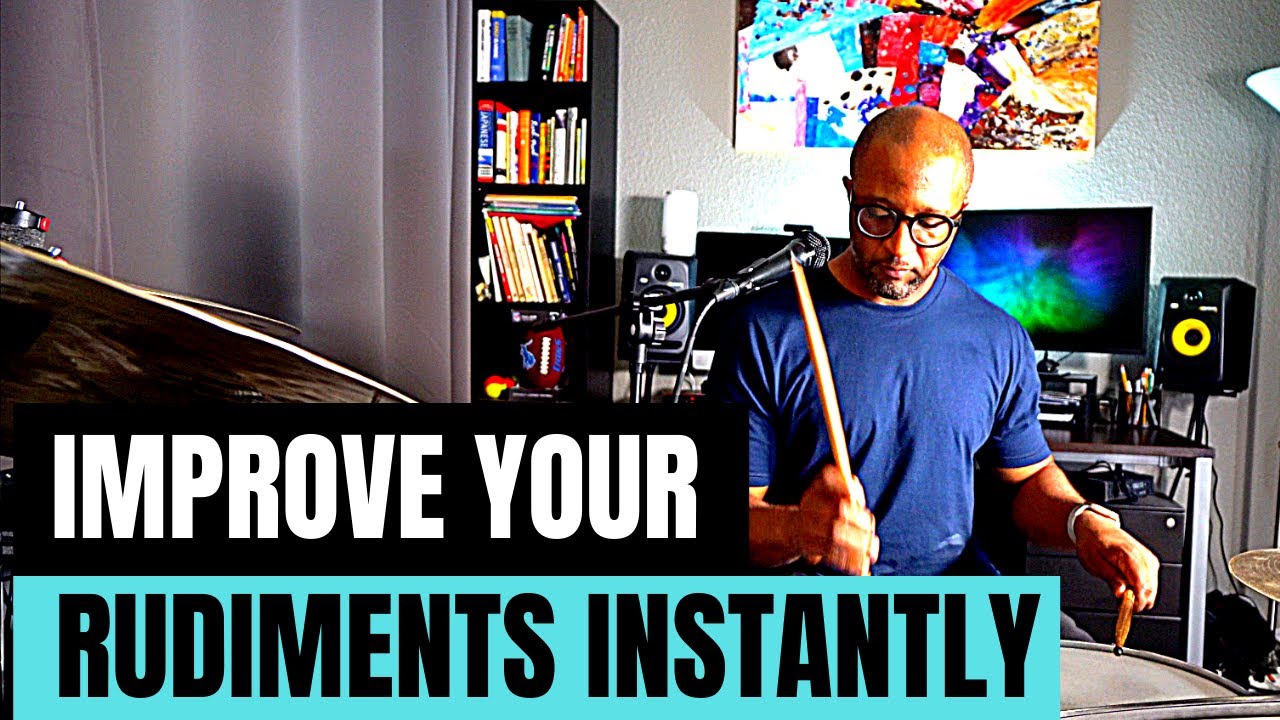 Jazz Drummer Q-Tip of the Week: Improve your rudiments with these 4 tips!