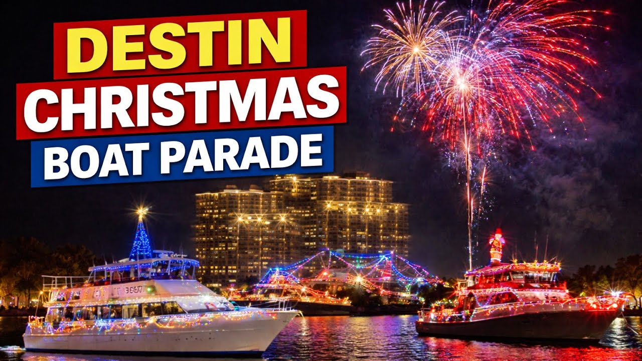 Christmas on the Water | Destin Harbor Boat Parade & Fireworks