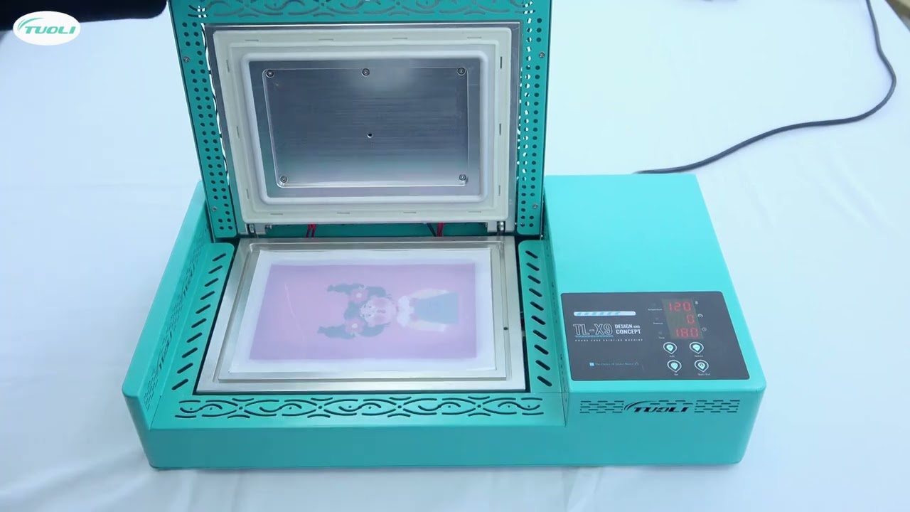 M&aacute;quina de impresi&oacute;n de fundas para tel&eacute;fonos por sublimaci&oacute;n 3D #sublimaci&oacute;n #personalizaci&oacute;n