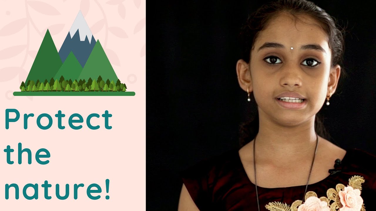 Protect The Nature | Speech by Gourinandha Rajesh | Maryland Public School, Kaloor, Thodupuzha