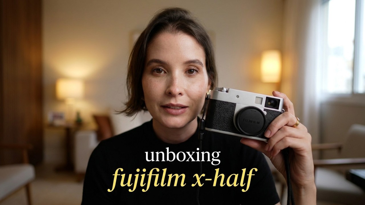 VLOG NOVEMBRO - unboxing fujifilm Xhalf