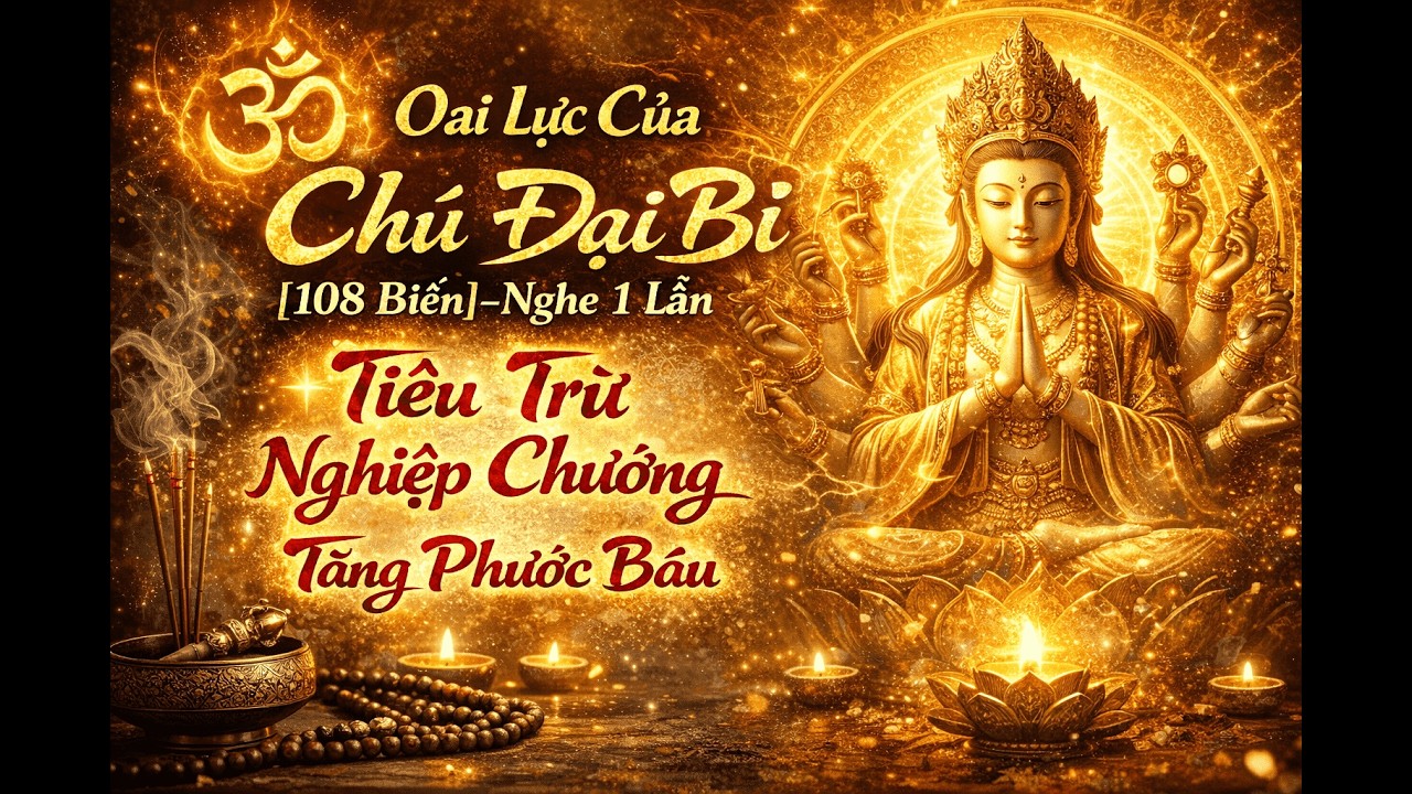 1-Oai Lực Của Chú Đại Bi [108 Biến]-Nghe 1 Lần Tiêu Trừ Nghiệp Chướng, Tăng Phước Báu #anlacloiphat