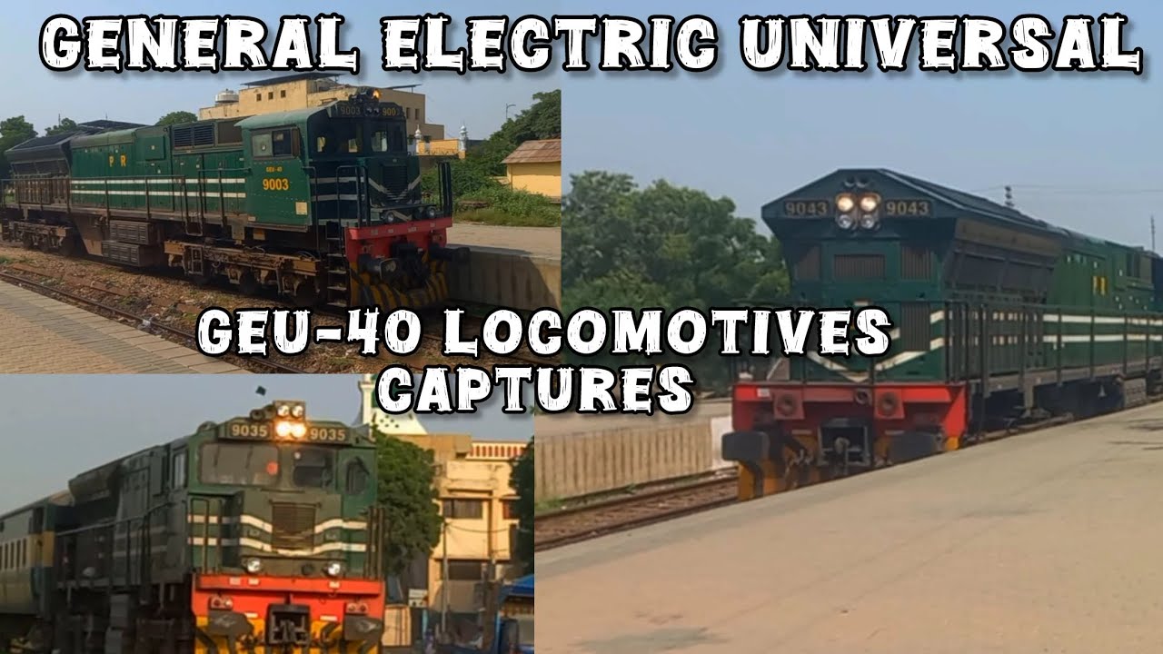 GEU-40 LOCOMOTIVES CAPTURE DRIGH ROAD JN KARACHI PAKISTAN LOVELY LOCOMOTIVE 