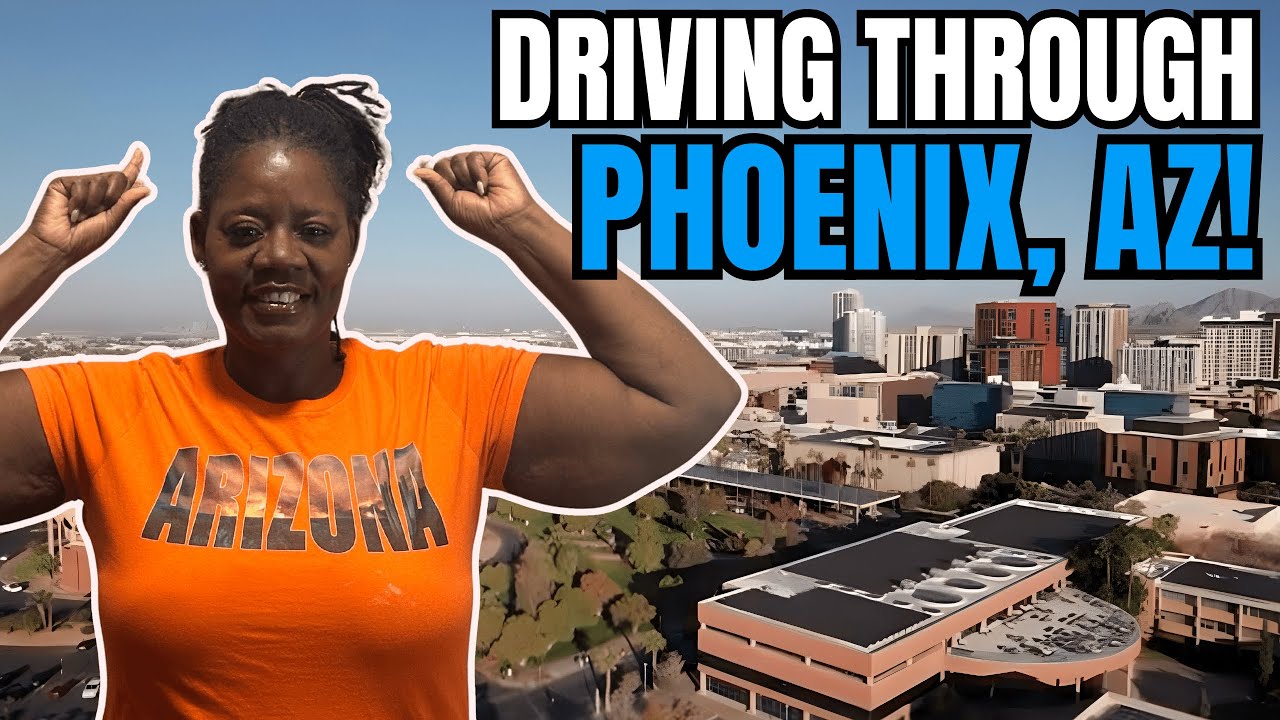 Relocating to Phoenix AZ | Driving through Downtown PHX | What It’s REALLY Like to Live & Work Here