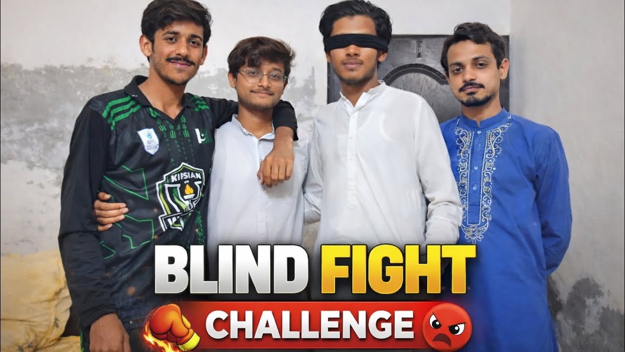 Blind Fight 🥊 Challenge with Friends 😐
