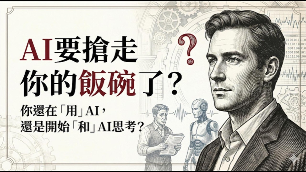 如何在40分鐘內讓AI成為你的策略夥伴｜AI思維轉變精華解析