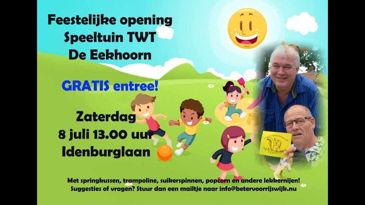 Rijswijks Dagblad herstart Speeltuinvereniging De Eekhoorn Rijswijk