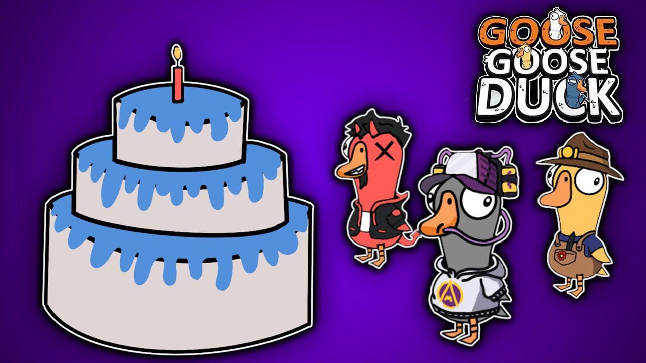 ENJOY THOSE BIRTHDAY LEFTOVERS ! | Goose Goose Duck (ft. Cartoonz, Squirrel, Rilla, & More)