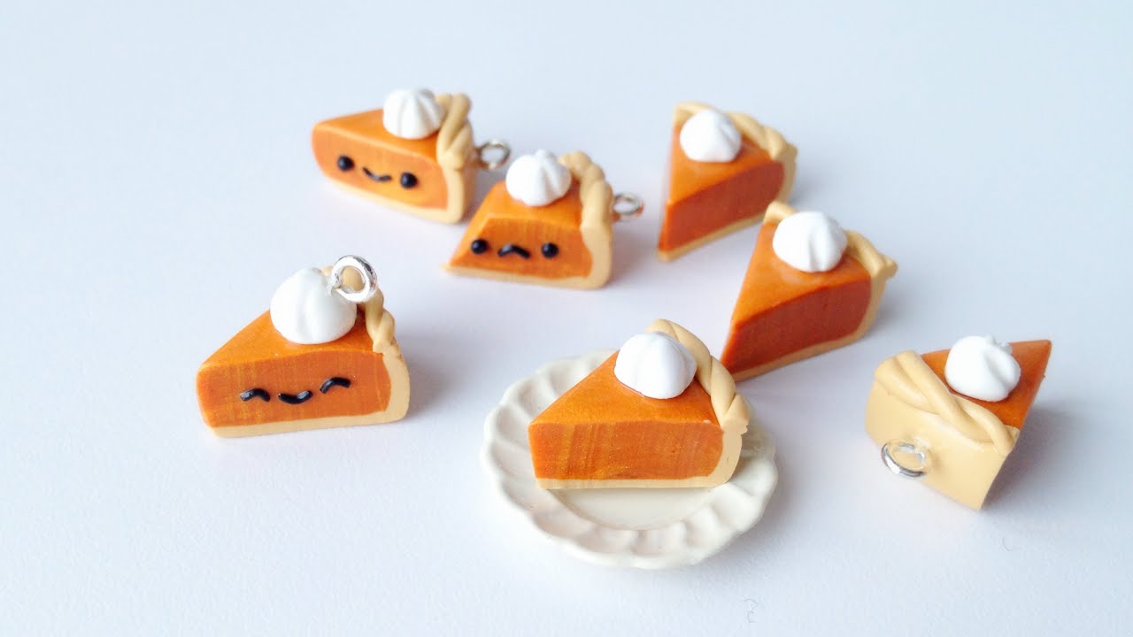 Polymer Clay Tutorial: Mini Pumpkin Pie