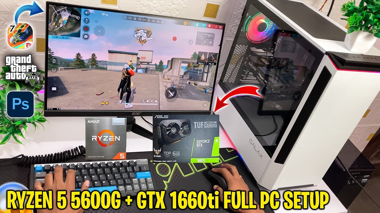 Upgrading My Ryzen 5 5600G PC with GTX 1660ti Under ₹11,000/- 🔥for Gaming, Editing, Live Streaming