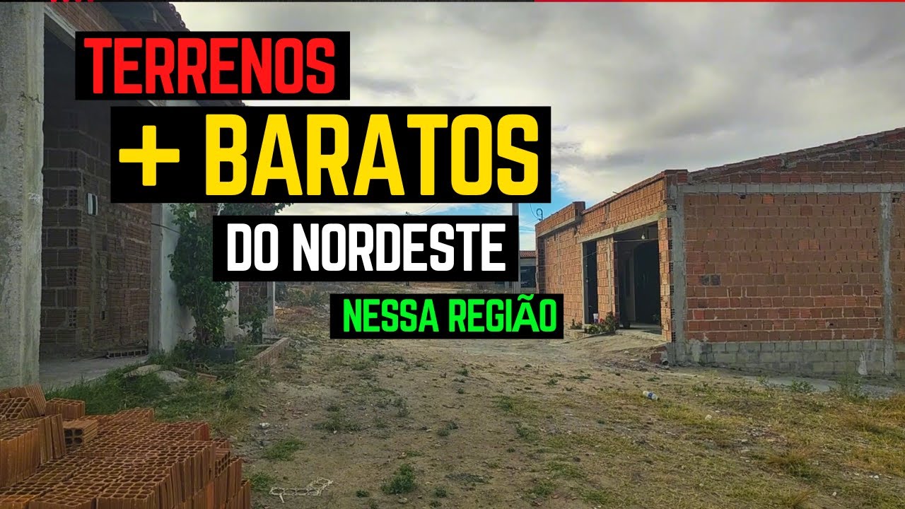 TERRENOS MAIS BARATOS DO NORDESTE MENOS DE R$10,000 #terrenos