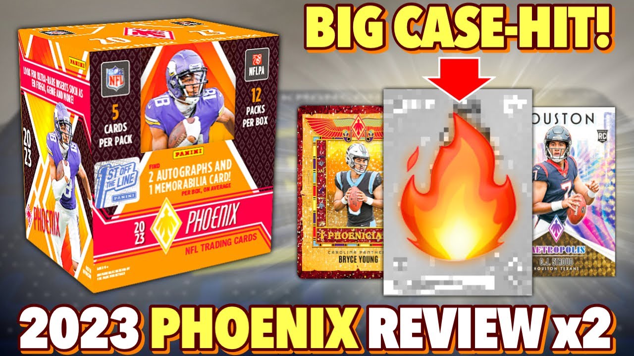*THIS BOX WAS INSANE (HUGE CASE-HIT)! 😱🔥* 2023 Panini Phoenix Football FOTL Hobby Box Review x2