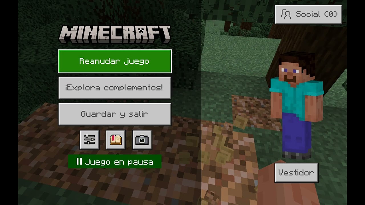 Mi primera vez en minecraft 